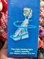 9 PCS Penguin Race Set with Flashing Lights & Music On/Off Button for Quiet Play, Jolly Penguin Slide Playset. 