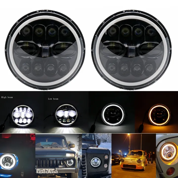 2X%20For%20Lada%20Niva%204x4%207Inch%20H4%20LED%20Headlight%20With%20Angle%20Eye%20Turn%20Signal%20for%20VAZ%202101GAZ%2024%20UAZ%20469%20Toyota%20Jeep%20Wrangler%20JK%20Suzuki%20-%20Image%204
