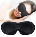 onaEz unimi Sleep Mask 3D Silky Adjustable Strap with Pouch. 