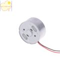 [YH]RF-300EA-1D390 DC 1.5V/3V/5V/6V 7250RPM Mini Mute 24mm Round Spindle Motor Precious Metal Brush Engine DIY Solar Power Toy M. 