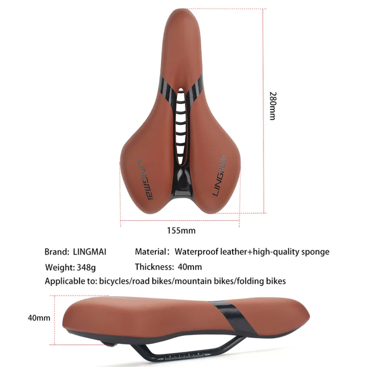 LINGMAI%20Bicycle%20Seat%20for%20Men%20and%20Women%20Waterproof%20Bike%20Saddle%20Soft%20Shock%20Absorbing%20MTB%20Mountain%20Road%20Bike%20Cushion%20Seat%20-%20Image%203