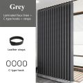Magnetic Folding Shower Curtains Polyester Waterproof Fabric Shower Curtains Suitable for Family Bathroom Use.