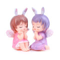 1PC Cute Angel Anne Figurines Cake Decoration Kawaii Angel Figure Toys For Birthday Party Cake Desktop Decor Ornament. 
