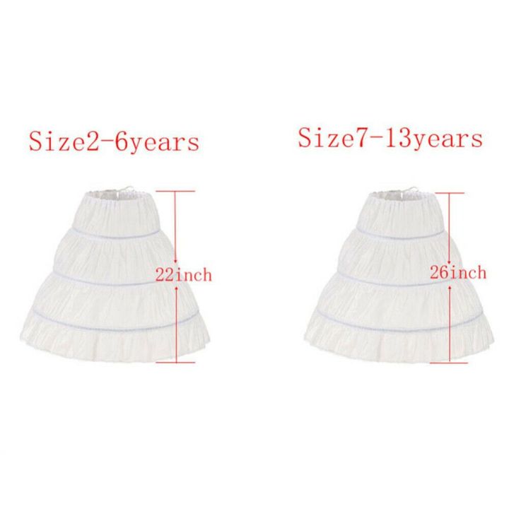 Fashion%20White%20Lace%20Children%20Skirt%20Petticoat%20Steel%20Ring%20Adjustable%20Princess%20Skirt%20Tutu%20Skirt%203%20Hoops%20Wedding%20Petticoat%20Kids%20Girls%20-%20Image%202