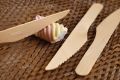 knife Disposable Imported wooden 100 Pcs.. 