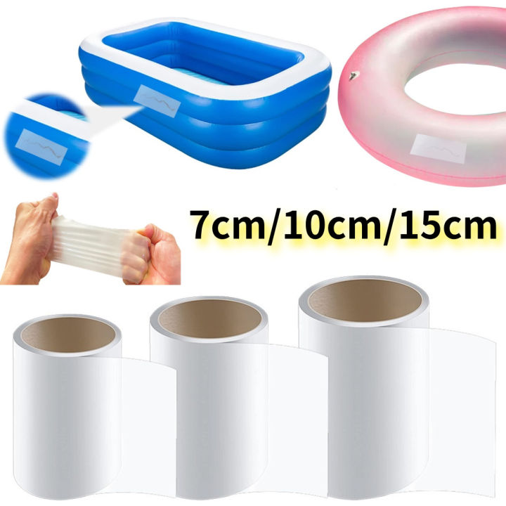 1M Roll TPU Pool Repair Patch Kit Waterproof Swimming Pool Patch for Air Mattress Swimming Pool Bounce House Tent