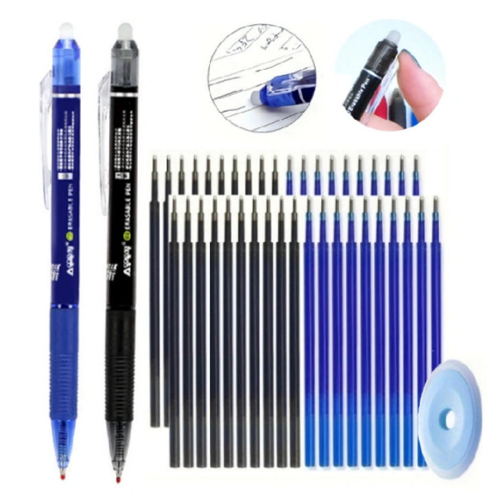 23pcs/set 0.5mm Large Capacity Ink Erasable Gel Pen with Refill Set ...