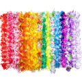 10/20/50pcs Hawaiian Flower Wreath Necklace Summer Tropical Birthday Party Decoration Luau Wedding Artificial Flower Garland Lei.