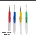 Pack of  2 and 4 SEAM RIPPER (Stitch opener) multi color. 