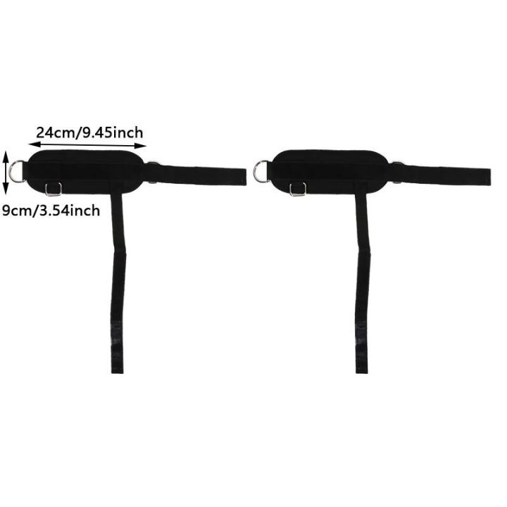 2Pcs%20Adjustable%20Cable%20Ankle%20Straps%20With%20Double%20D-Ring%20For%20Gym%20Workouts%20Glute%20Leg%20Strength%20Training%20Support%20Sport%20Ankle%20Cuffs%20NEW%20-%20Image%206
