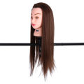Hair Dummy For Hairstyling Practice/Salon With Clamp Stand 80 Human-20 Synthetic Hair. 
