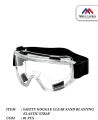 Safety Goggles clear Sand Blasting elastic strap. 