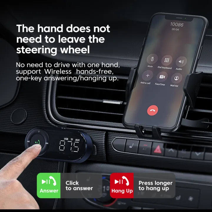 Mode%20FM%20Car%20Receiver%20AUX%20Car%20Bluetooth%205.3%20Receiver%20Car%20Bluetooth%20Audio%20Receiver%20-%20Image%202