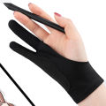 Two-finger Painting Gloves Anti-touch Anti-pollution Anti-dirty, Right And Left Hand Glove,for IPad Tablet Touch Screen Drawing.