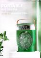 Mini rechargeable AC /DC air cooler fan. 