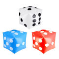 13.7 Inch Jumbo Inflatable Dice by Novelty White and Black Giant Dice for Indoor and Outdoor Broad Game. 