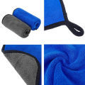 High Quality Micro Fiber Double Layer Towel for Bike/ Car Cleaning - 30*30cm.