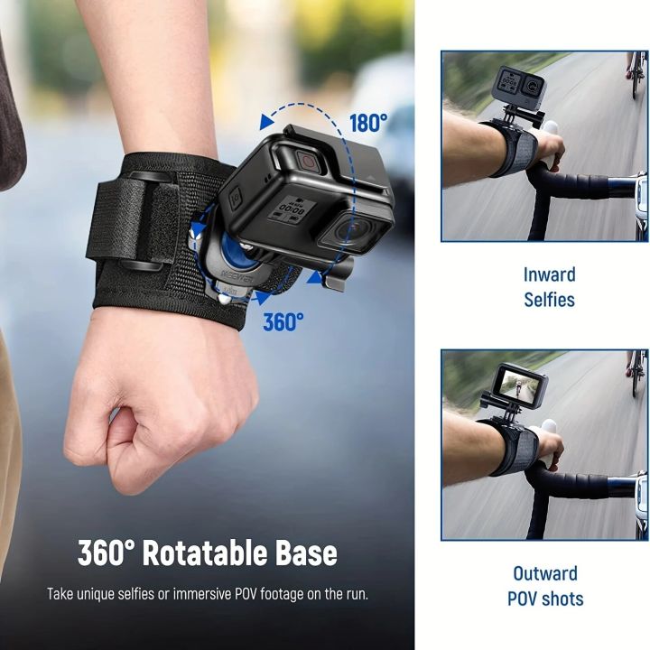 Wrist%20Strap%20360%20Degree%20Rotating%20for%20%20Hero%2013%2012%2011%2010%209%208%20Black%207%206%205%204%203%20Silver%20White%20Max%20Session%20AKASO%20EKEN%20%20Yi%20Apeman%20-%20Image%203