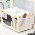 Dustproof Microwave Oven Cover with 2 Pockets Waterproof Greaseproof Oil Proof Oven Cover. 