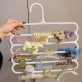 5 Layers Hair Claw Storage Rack Organizer Large Capacity Thickened Headband Holder Wall Hanging Hairpin Hanger Space For Women.