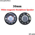 1Pc 27mm 30mm 40mm 50mm Headphone Speaker Driver Hifi Bluetooth Black / White Magnetic High-end Earphone Loudspeaker Repair Part. 
