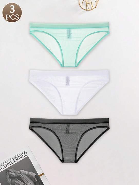 3PCS%20Casual%20basic%20sports%20knit%20fabric%20soft%20and%20lightweight%20solid%20color%20low%20waistMen's%20breathable%20quick%20drying%20seamless%20mesh%20brief%20-%20Image%207