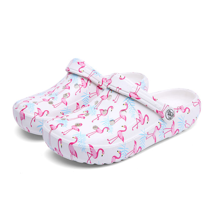 Garden%20Clogs%20Comfortable%20Women's%20Tie-dye%20Pattern%20Clogs,%20Slip%20On%20Lightweight%20Two-way%20Wear%20Clogs,%20Non-slip%20Summer%20Beach%20Slides%20666%20-%20Image%207