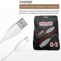 FASTER CHARGING DATA CABLE FOR IPHONE LIGHTNING ANDROID MICRO TYPE-C CABLE DATA TRANSFER CABLE FAST CHARGING 99% COPPER WIRE. 