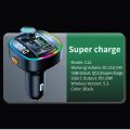 Bluetooth 5.3. FM Transmitter Handsfree Car Radio Modulator MP3 Player With 22.5W USB Super Quick Charge Adapter for Car.
