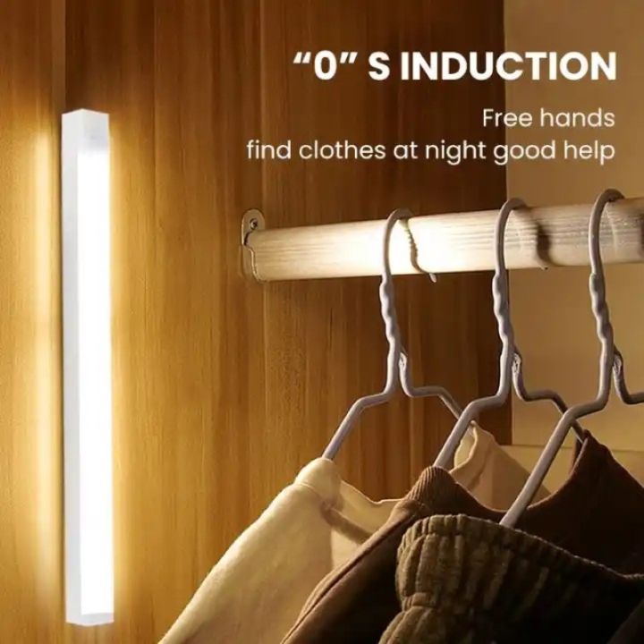 Motion Sensor Lamp Night Light Wireless LED USB Type C Rechargeable ...