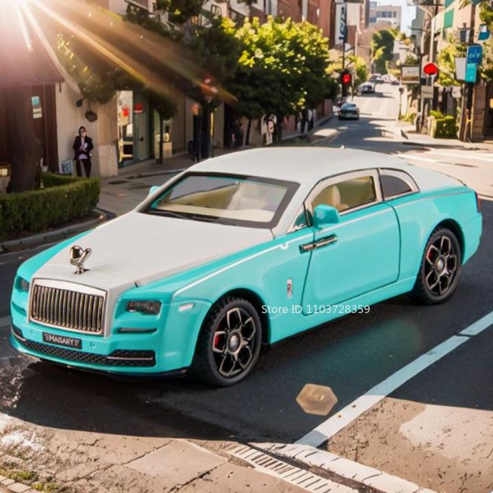 1:32 Rolls-royce Mansory Wraith Toy Model Cars Alloy Diecast Spectre Vehicles Sound Light Doors Opened Pull Back for Boys Gifts