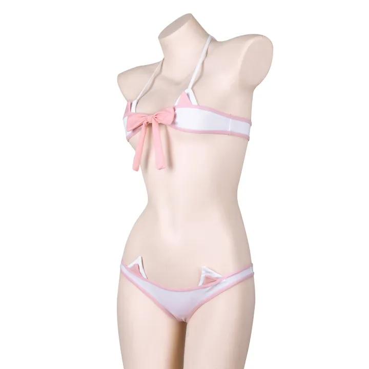 Cat%20Girl%20Mini%20Bikini%20Set%20Halter%20Bandage%20Backless%20Lingerie%20Bow%20Cosplay%20Costume%20Cute%20Japanese%20Swimsuit%20Role%20Play%20Underwear%20-%20Image%205