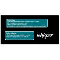 whisper maxi nights sanitary pads (xl+ wings) 15 pads. 