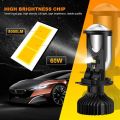 Y6 H4 Hi-Lo Mini Projector Lens Car Styling Headlights. 