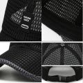 Quick Drying Cool Breathable Mesh Fishing Sunhat Summer Anti-UV Letter Printed Sports Running Golf Baseball Caps Sunshade Visors.