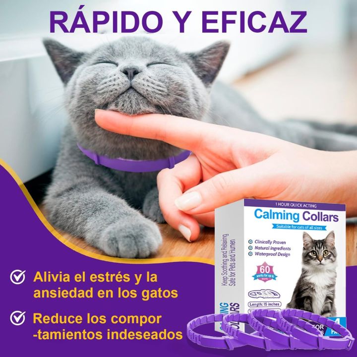 Cat%20Calming%20Collars%204%20Pcs%20Long%20Lasting%2060%20Days%20Pheromone%20Travel%20Stress%20Relief%20Adjustable%20Safety%20-%20Image%202
