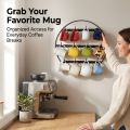 Premium Quality - Hanging metal mug organizer cup display stand kitchen rack - Innovative Design - Expression of Yourself. 