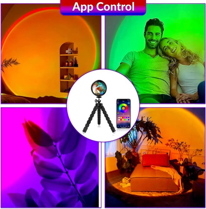 Sunset%20Strip%2016%20RGB%20Colour%20Changing%20LEDs%20-%20Tripod%20Projection%20Light%20with%20360%C2%B0%20Rotation%20for%20Photography/Parties/Home%20Decoration%20-%20Image%202