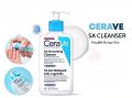 Cerave SA Smoothing Cleanser ( 236ml ) (For Dry / Rough ,Bumpy Skin) UK Import (EXP 09/2026). 