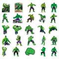 50 Piece The Hulk Stickers Waterproof DIY For Phones Laptop Car Sticker Creative Home Decal. 