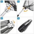 1pc Heavy Duty Folding Fishing Landing Net - 5.91FT/7.87FT Pole Handle For Kayak, Fly, Catfish, Bass, Crab & Trout!.