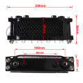 Motorcycle Oil Cooler Oil Radiator Kit For Honda Monkey Yamaha Kawasaki 50cc-140cc Pit Dirt Bike Scooter Moped Enduro Motocross. 