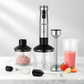 5 in 1 Hand Blender Machine 800W with Chopper Machine, Whisker, Coffee Beater, Glass - Stainless Steel Immersion Stick Blender with Turbo Mode, 20 Speeds Option - Egg Beater, Milk Frother, Meat Grinder, Juicer Blender Machine, Cake Mixer. 