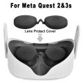 Soft Dustproof and scratch resistant VR Silicone Lens Cover Protector For Meta Quest 2&3S VR Accessories.