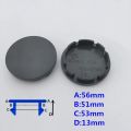 4pcs ABS 56MM Universal Car Wheel Center Caps Blank Rim Hubcaps Hub Cover Car Styling Auto Accessories for DS Dacia Toyota BMW. 