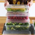 Multipurpose Storage Box Pack of 3 Food Storage Container, Fridge Organizer. 