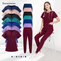 Wholesale Operating Room Scrubs Set Medical Uniform Hospital Working Clothes Medical Supplies Nurse Dental Surgery Suit Workwear. 
