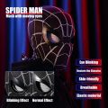 Spiderman Mask Eyes Movable Remote Control Peter Parker Spiderman toys children  Halloween Cosplay Costume Mask Christmas Gifts. 