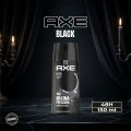 Axe Deo Body Spray Black 150ml (IMPORTED). 