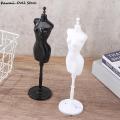 1Set 1:6 Dollhouse Miniature Mannequin Coat Hanger Skirt Support Wedding Mannequin Stand Humanoid Model Toy.